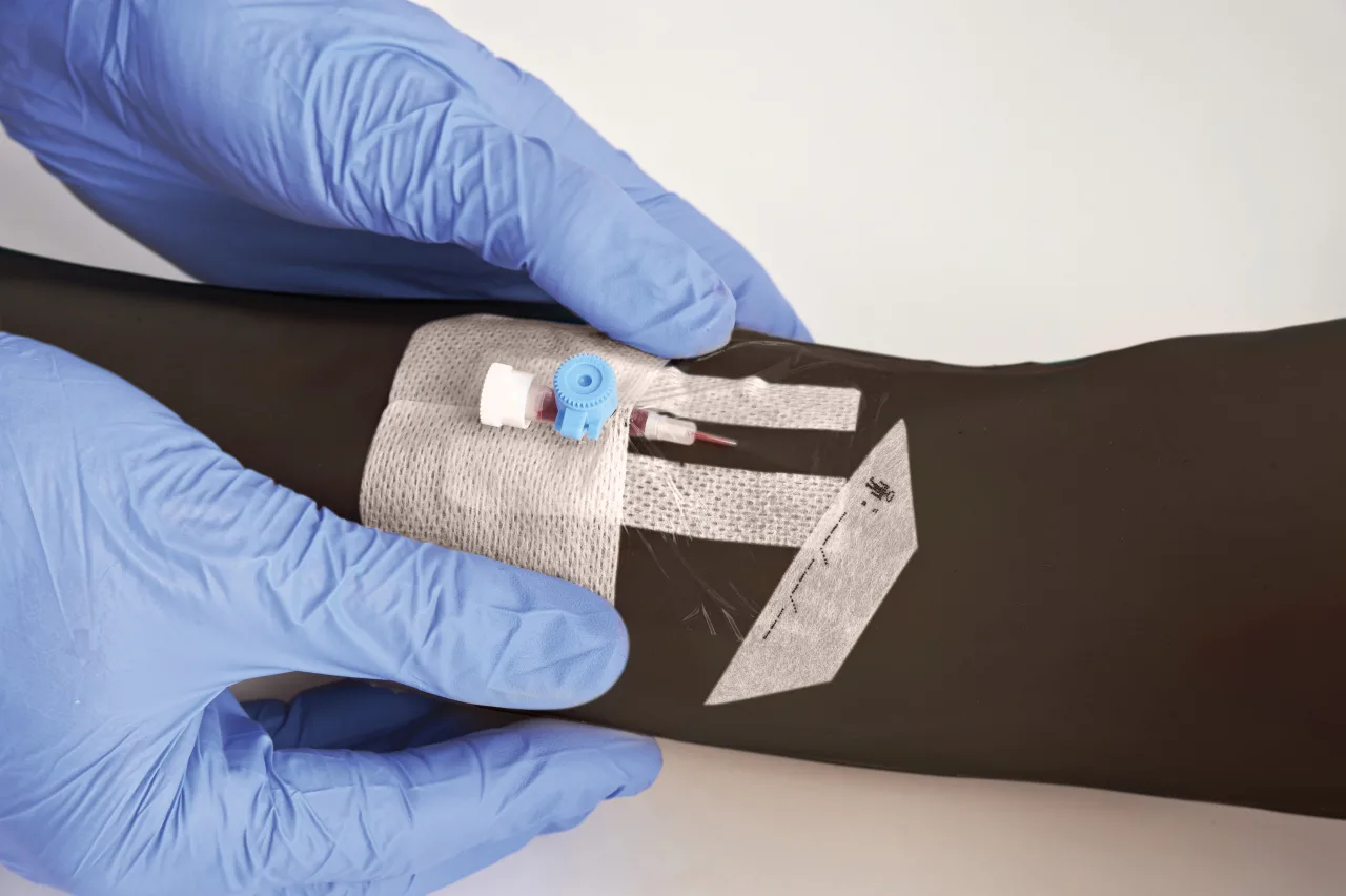 Venepuncture, Cannulation, Infusion & Injection Arm, Dark