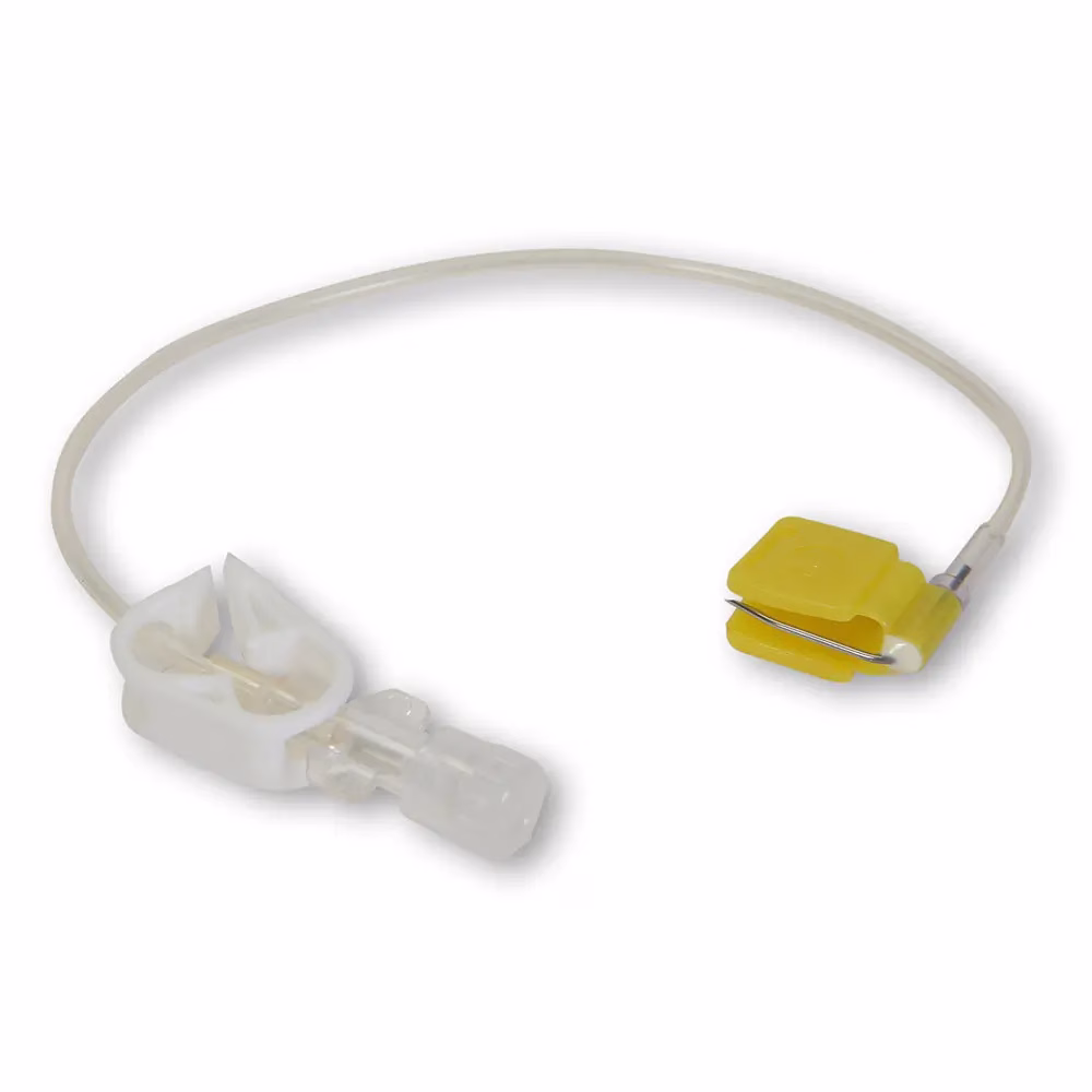 18mm Right Angle Huber Needle With 20cm Extension Set (12)