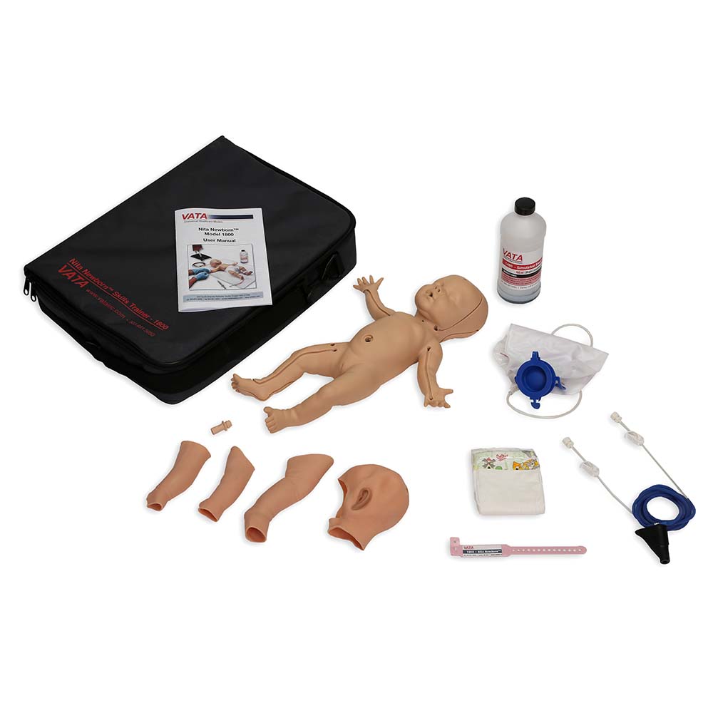 Nita Newborn with Carrying Case, Includes Replacement Vein Set with Umbilical Valve, EX-DEMO MODEL