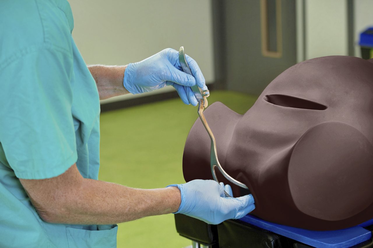 Debra Enhanced® - Impacted Fetal Head Simulator, Dark