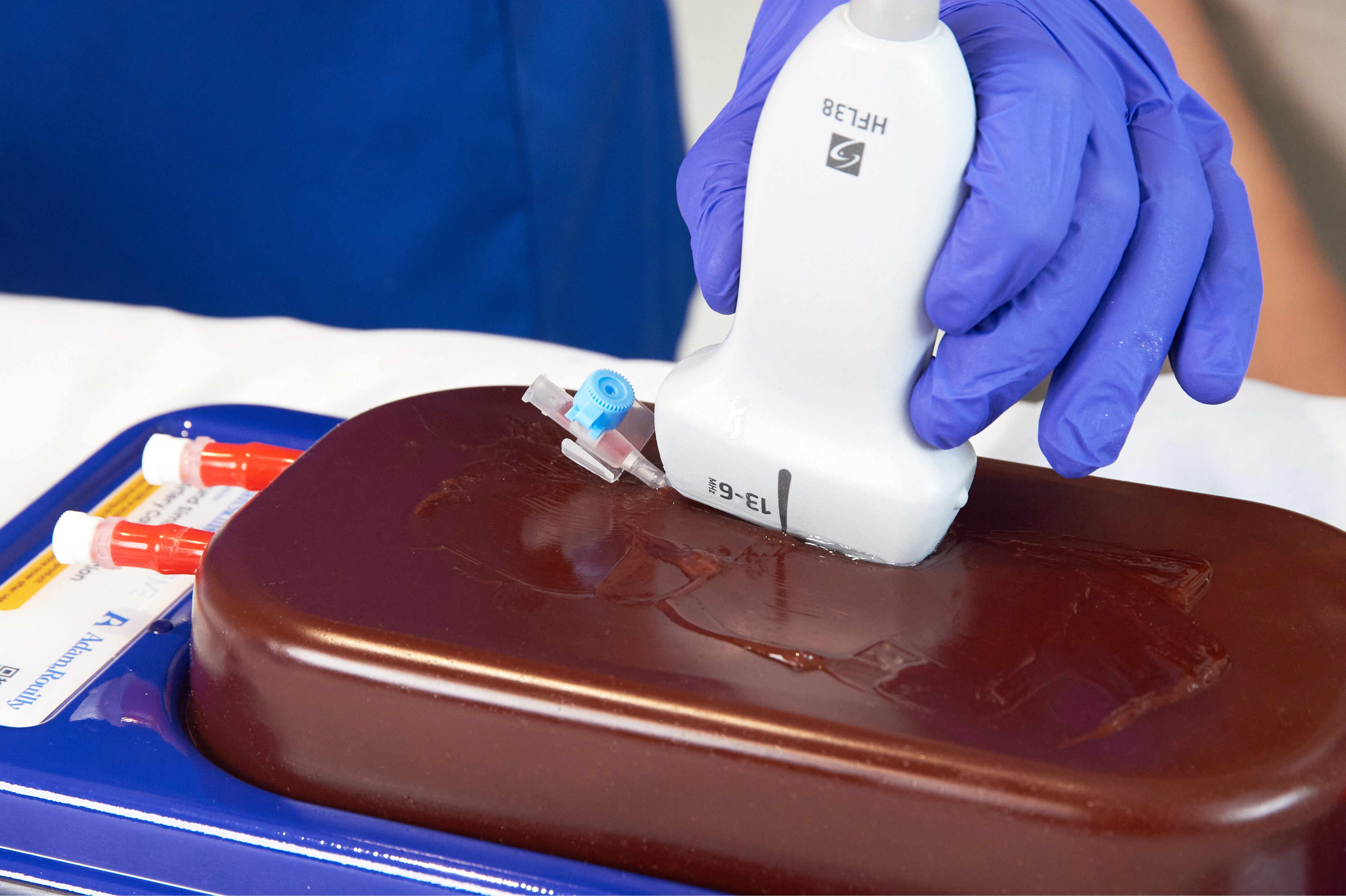 Ultrasound Simulator with 4 Central Lines, Dark