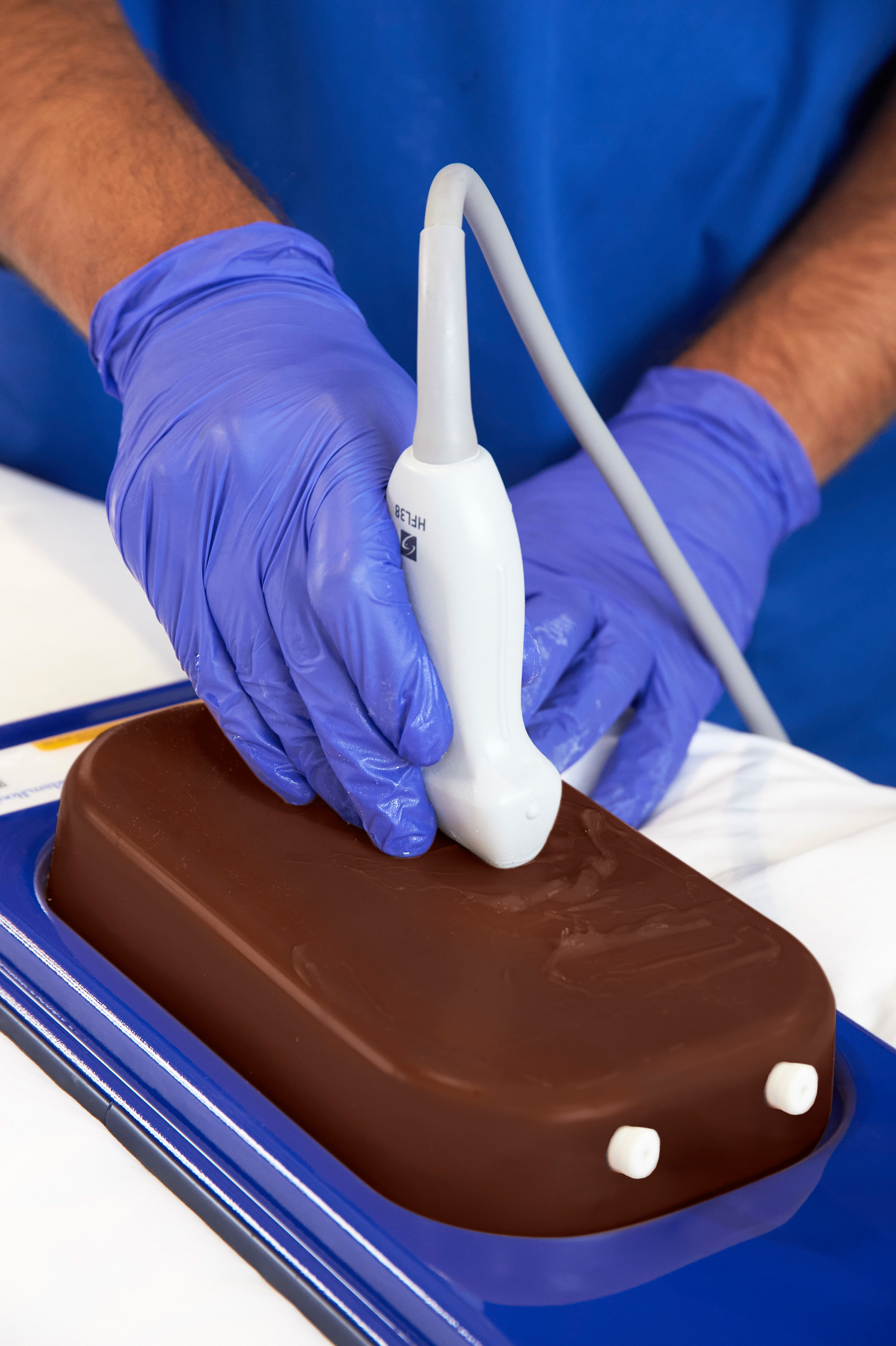 Ultrasound Simulator with 2 Central Lines, Dark