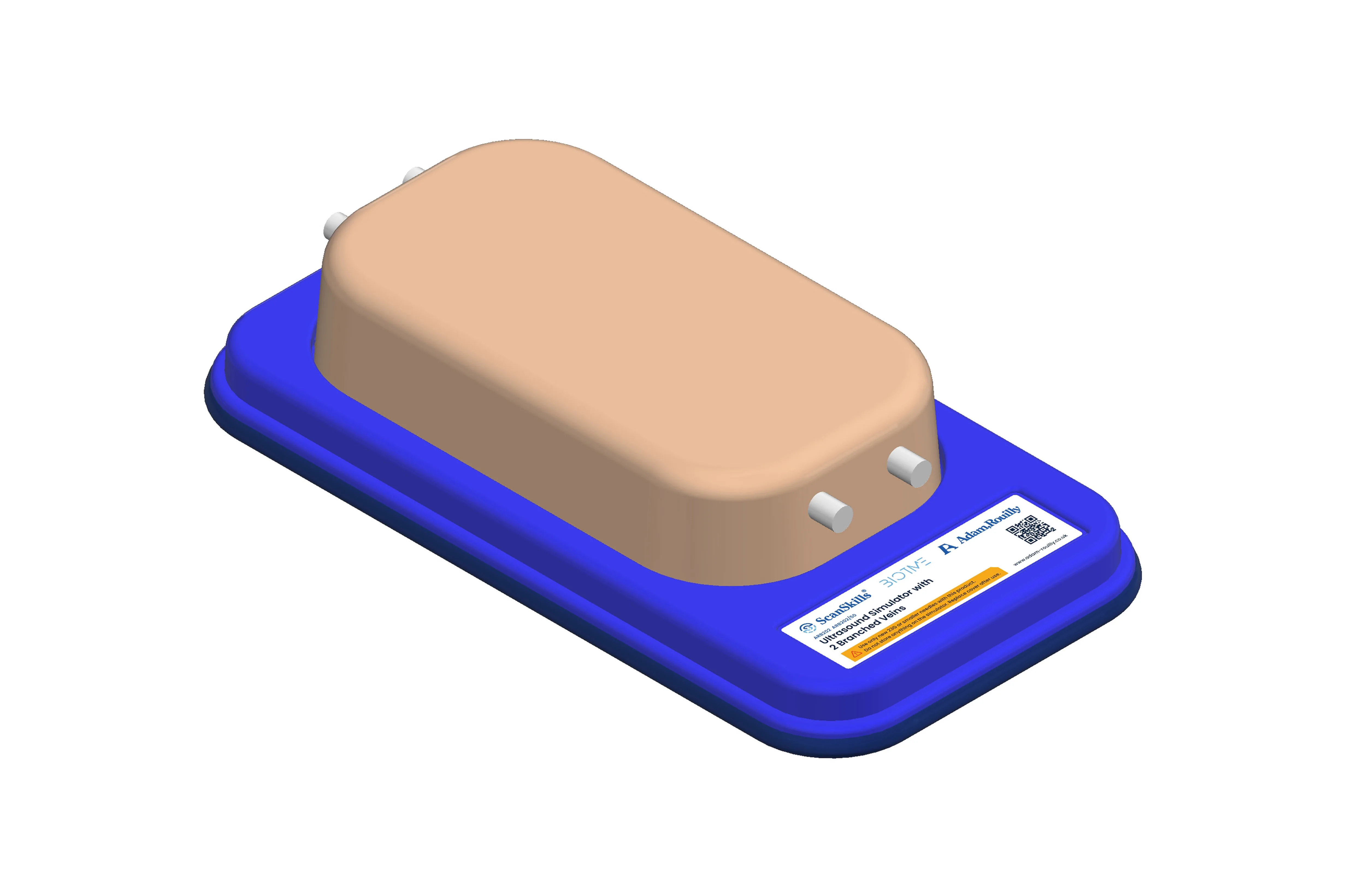 Ultrasound Simulator with 2 Branched Veins, Light