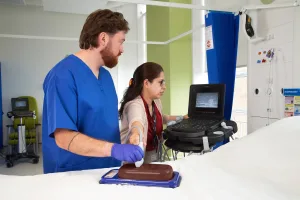 Ultrasound Simulator with Foreign Bodies, Dark