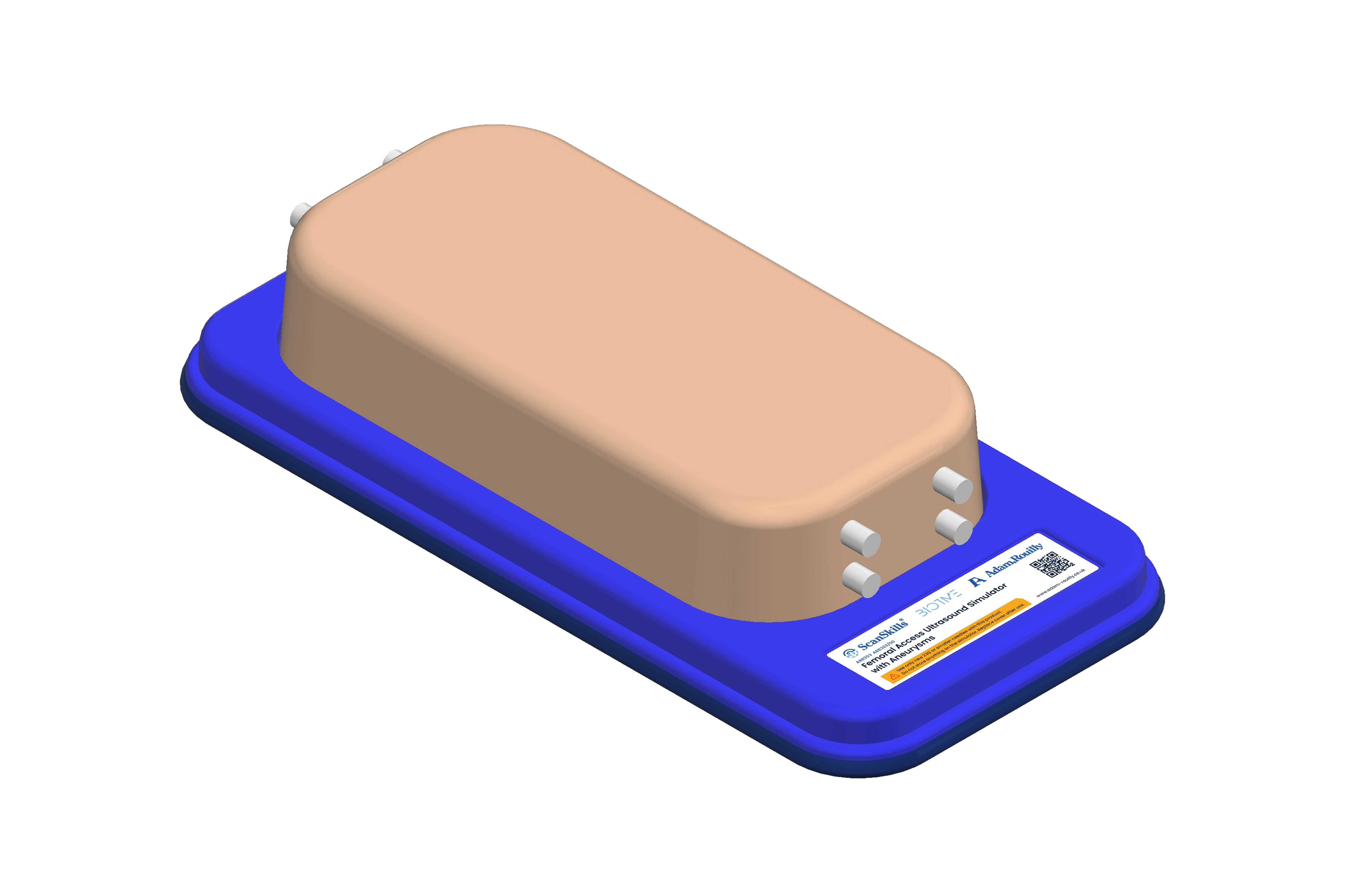 Femoral Access Ultrasound Simulator with Aneurysms, Light
