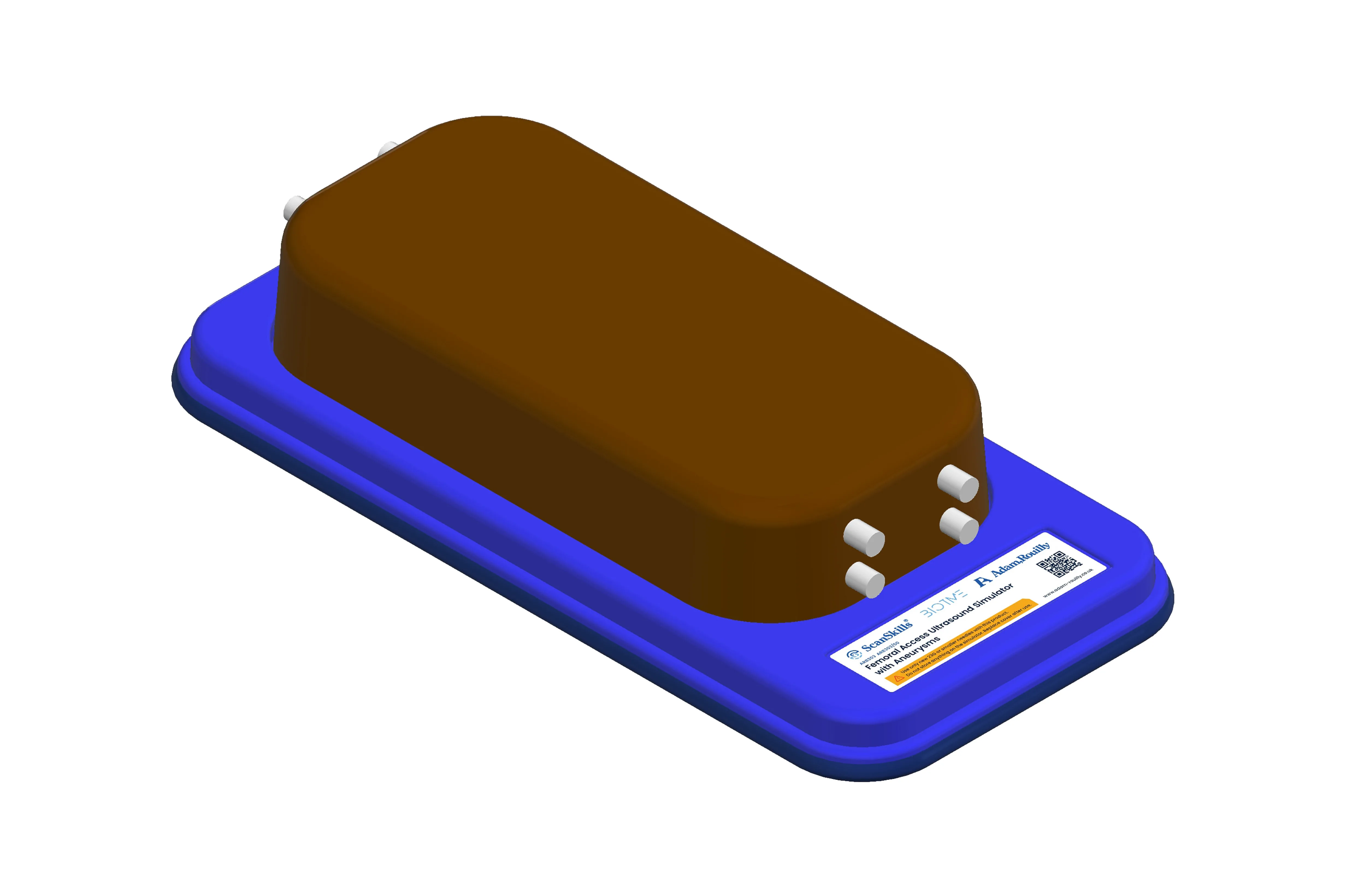 Femoral Access Ultrasound Simulator with Aneurysms, Dark