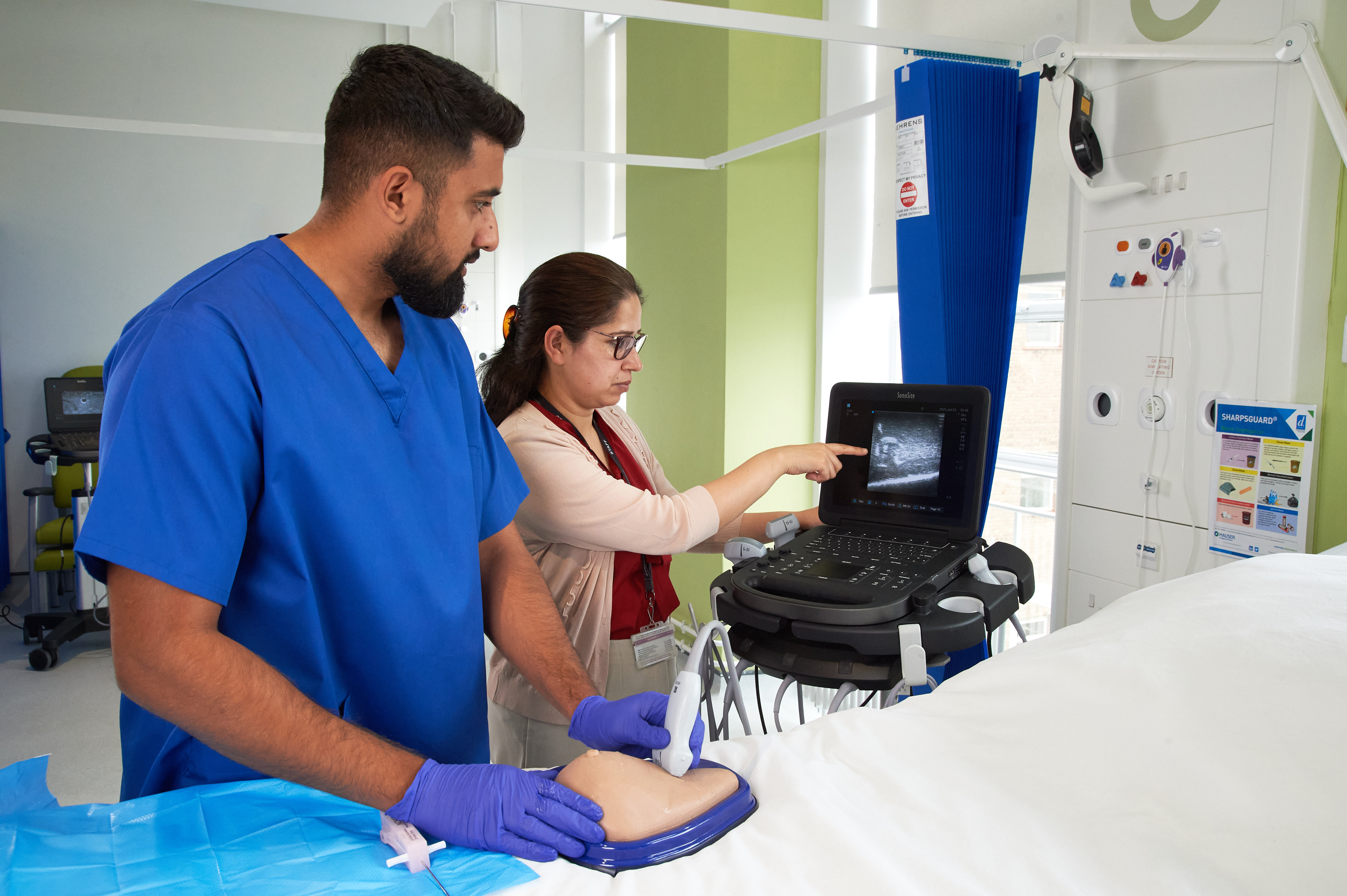 Ultrasound Simulator with Breast Pathologies/Biopsy, Light