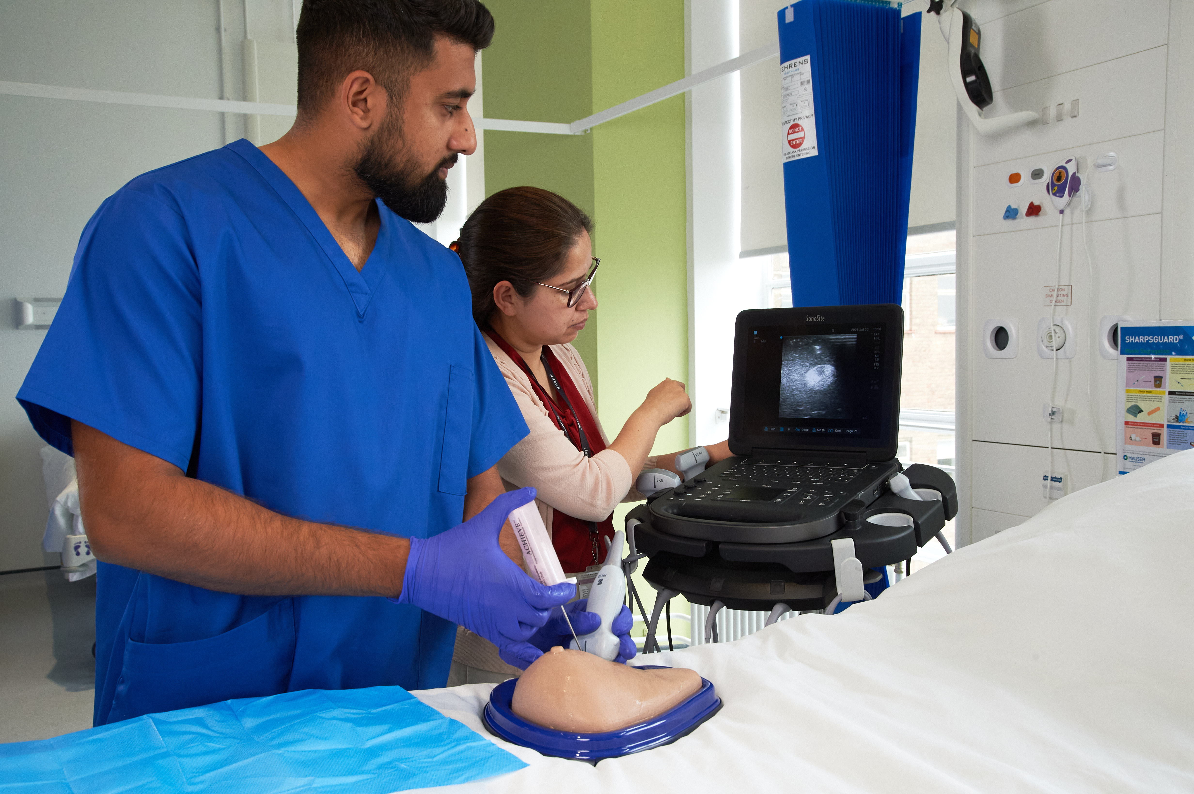 Ultrasound Simulator with Breast Pathologies/Biopsy, Light