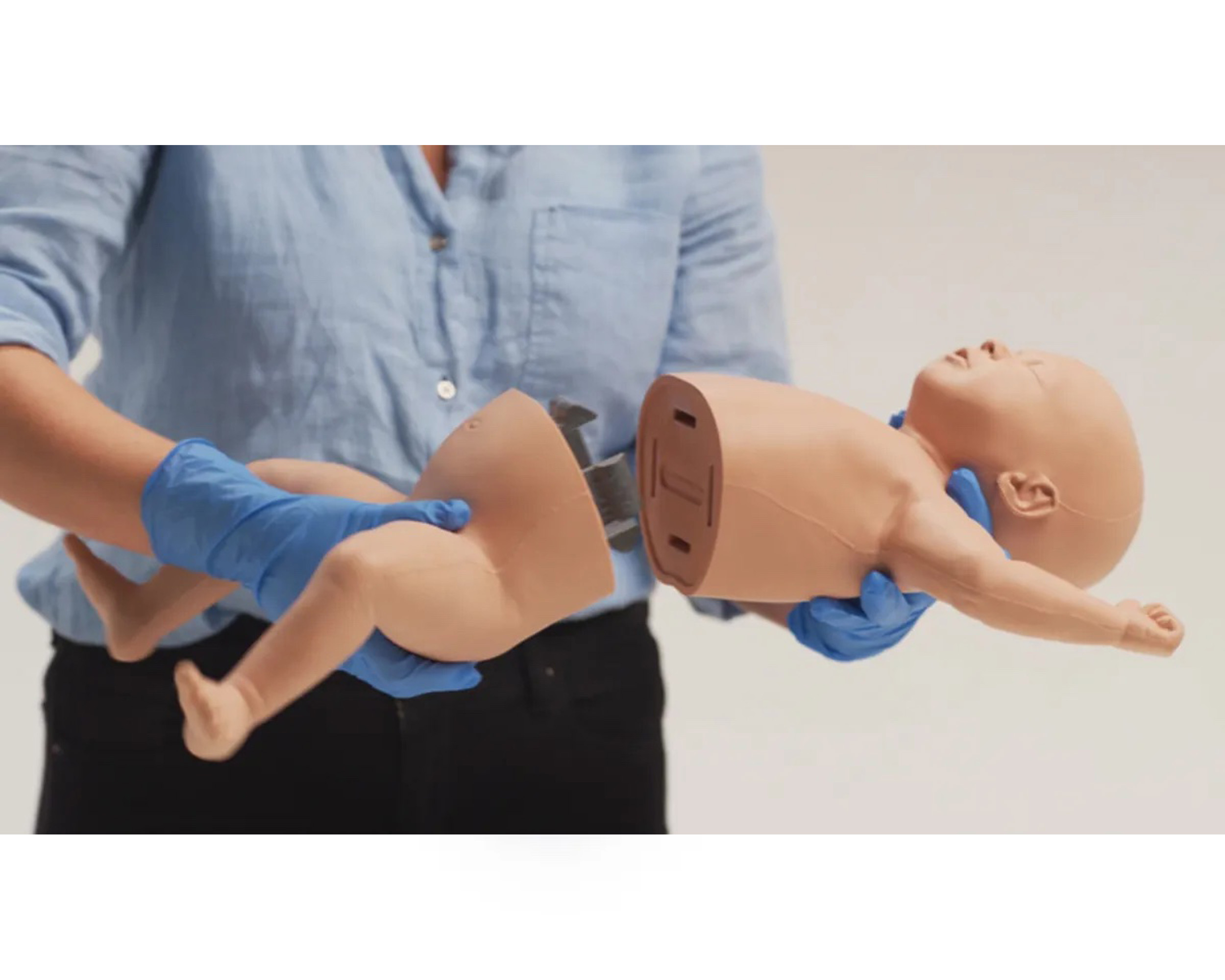 Infant Hip Examination Trainer, Dark (2 Baby Pack)