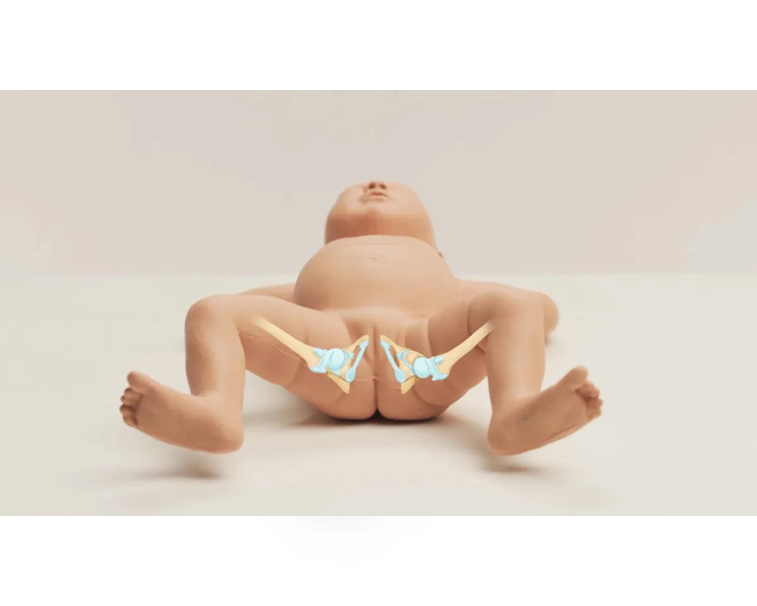 Infant Hip Examination Trainer, Dark (2 Baby Pack)