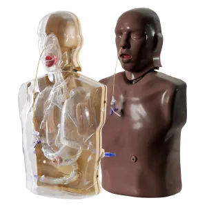 CorMan® - Adult Nasogastric/Nasojejunal Feeding Trainer, Dark