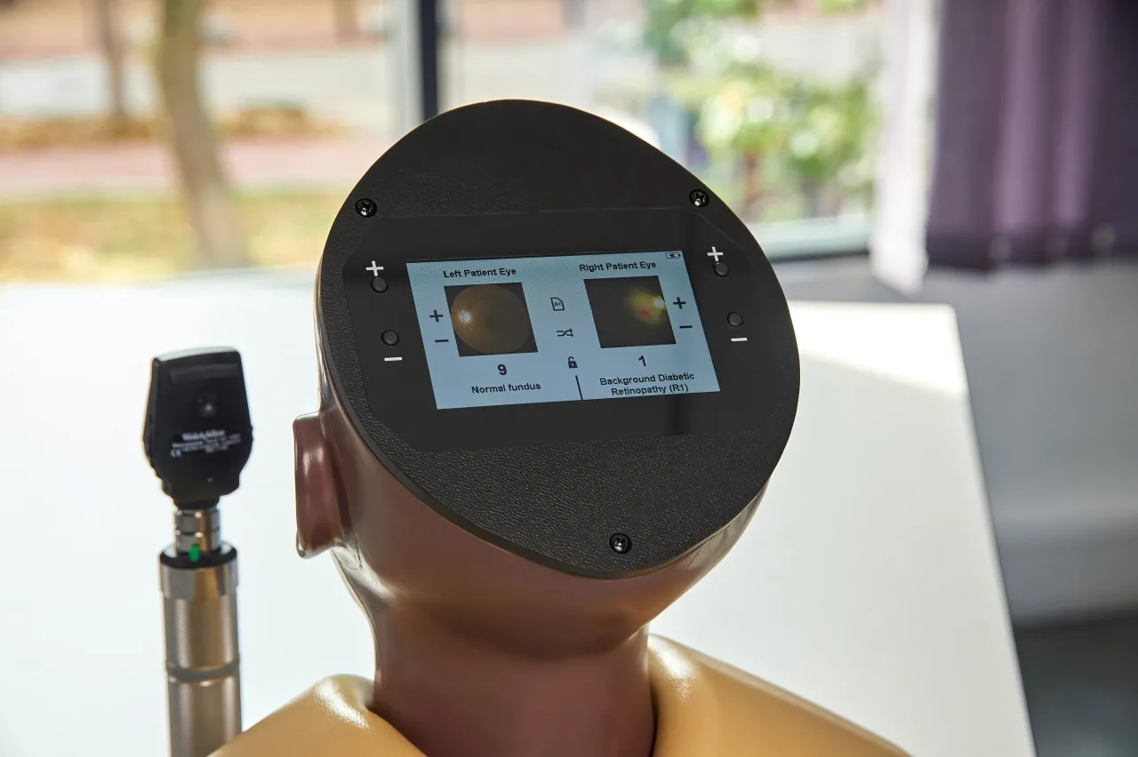 Enhanced Digital Eye Examination/Retinopathy Trainer, Dark