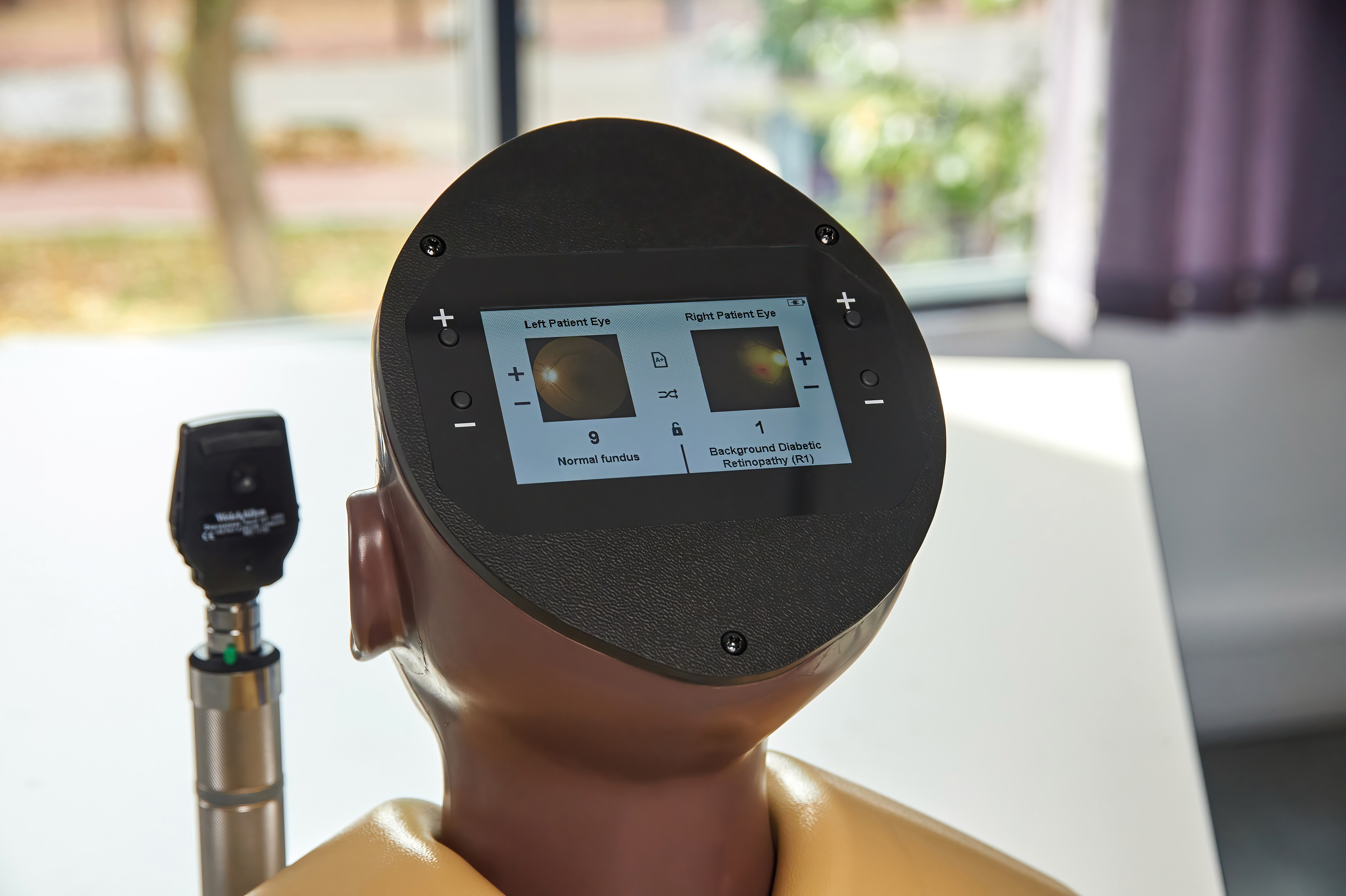 Enhanced Digital Eye and Ear Examination Trainer Set, Dark