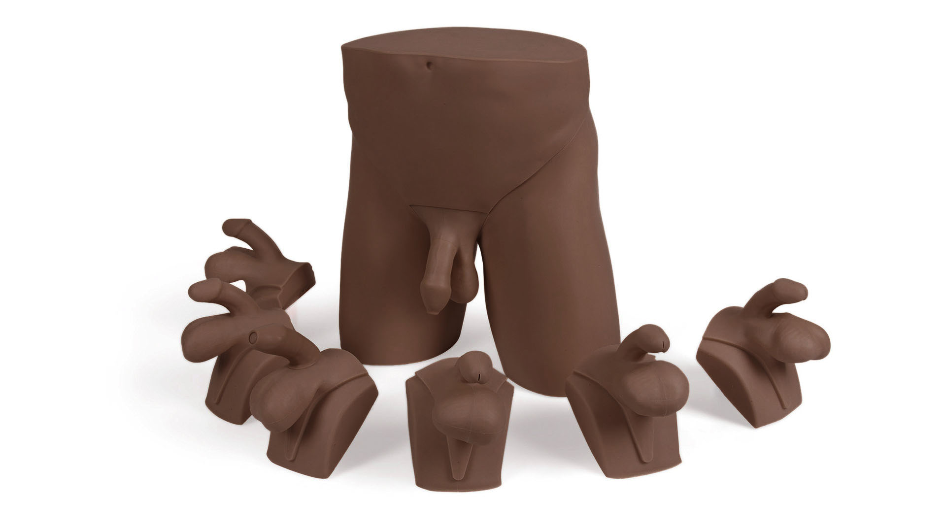Advanced Clinical Male Pelvic Trainer (CMPT) Mk 2, Dark