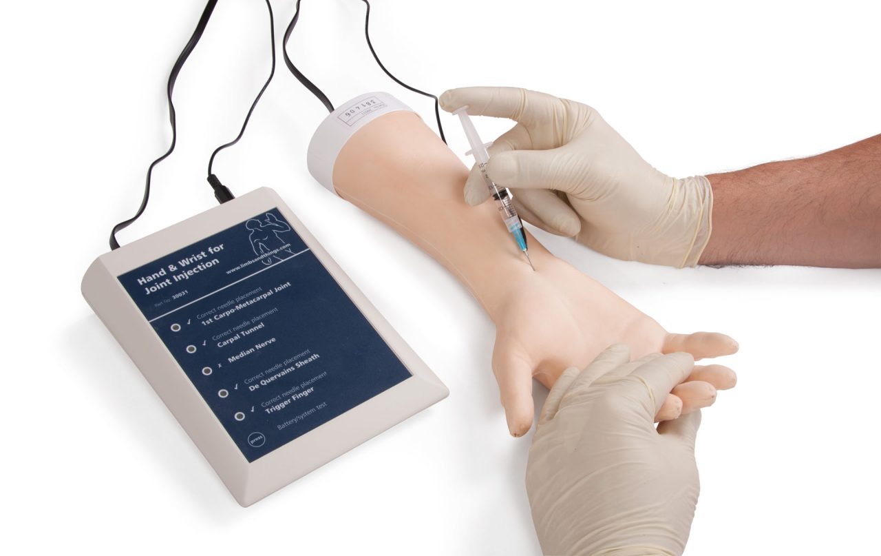 Hand & Wrist Injection Trainer, without tablet, Light