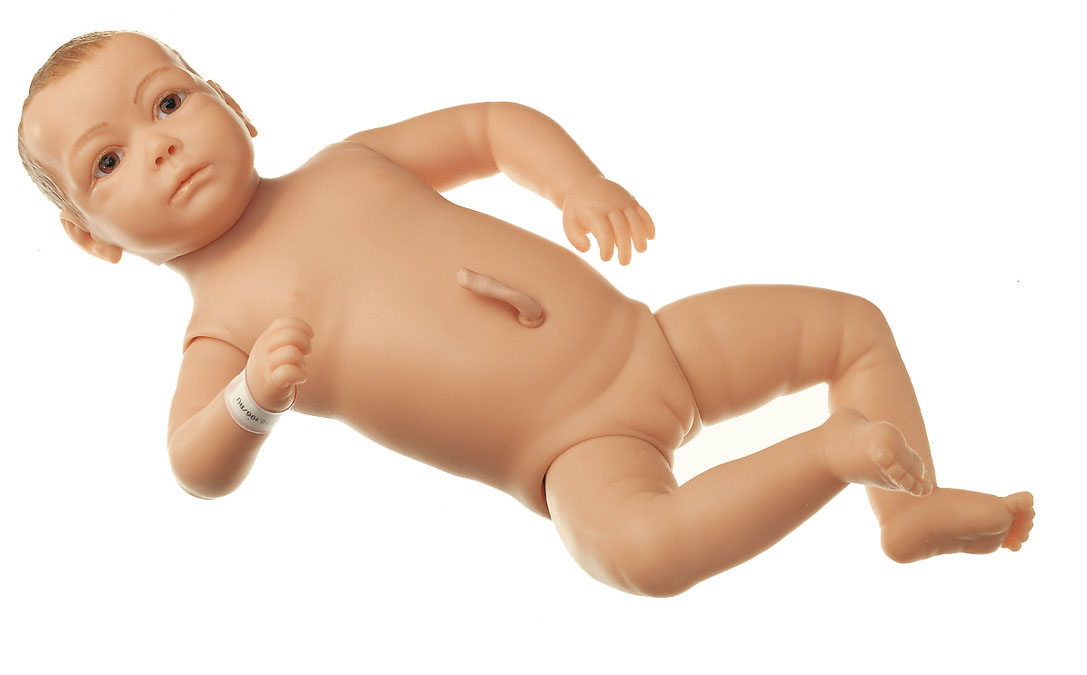 Doll for Baby Care With Umbilical Cord, Female – Light