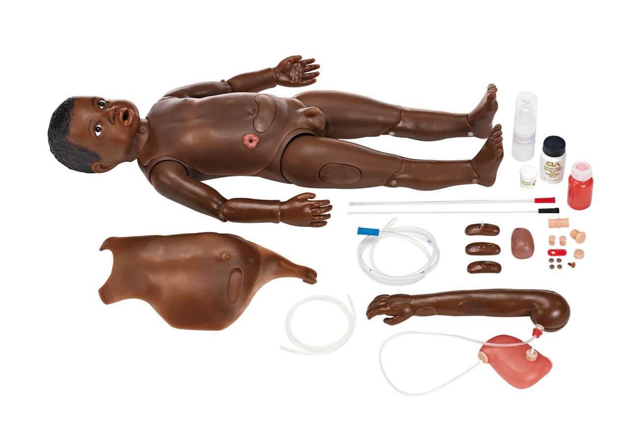 Child Nursing Doll, Dark