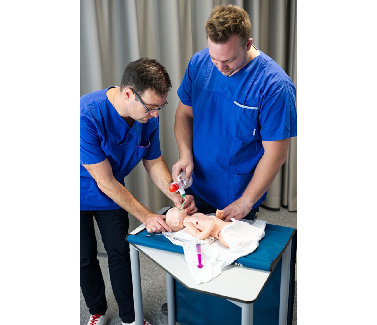 Intubation Phantom of New-Born Baby, Light