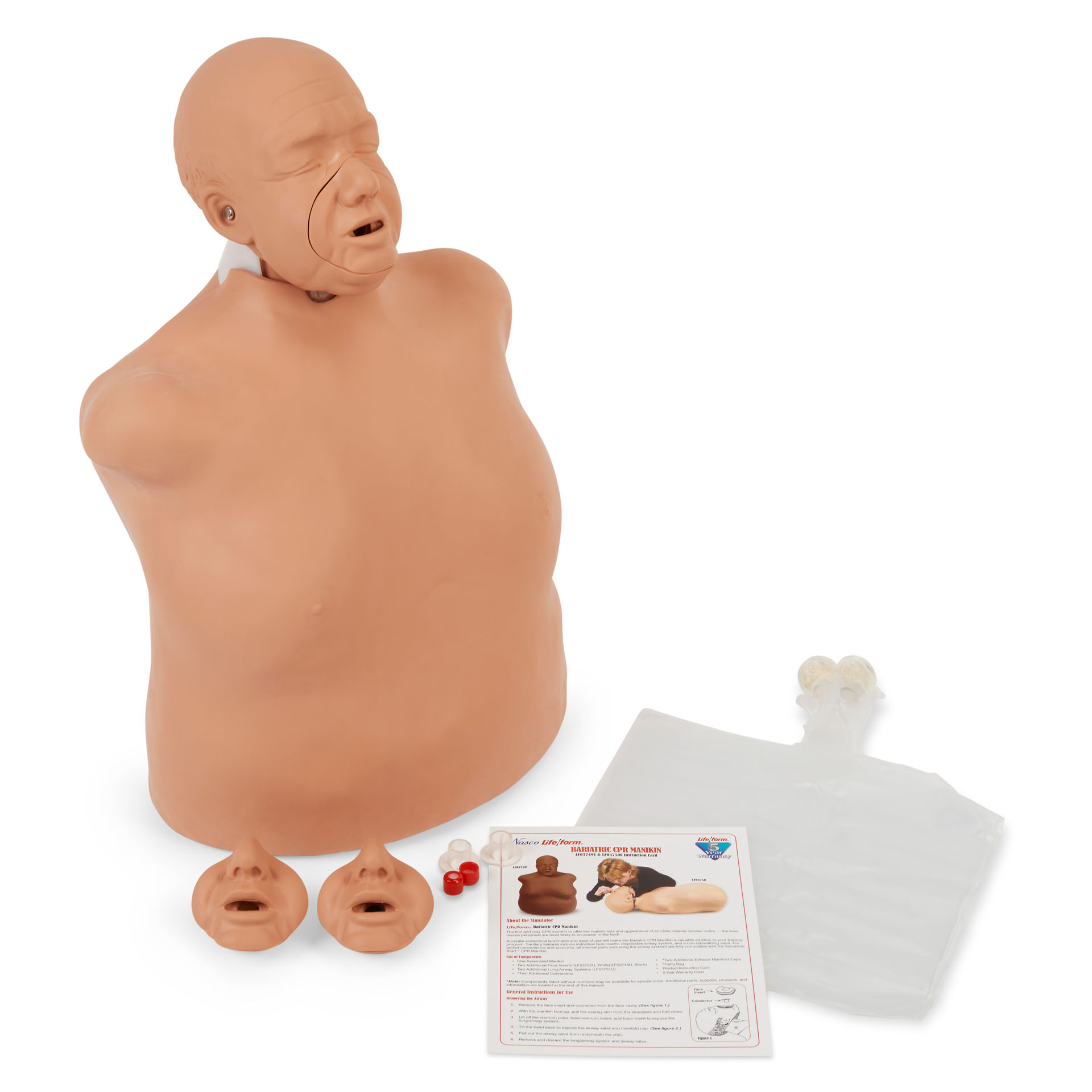 Bariatric CPR Manikin, Light